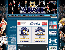 Tablet Screenshot of nwacsports.org